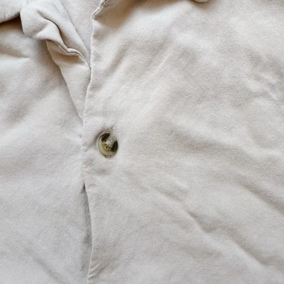 ASOS Design Cream Stone Button Down - Picture 6 of 6
